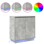 Aparador LED Gris Hormigón 71 x 34,5 x 75 cm