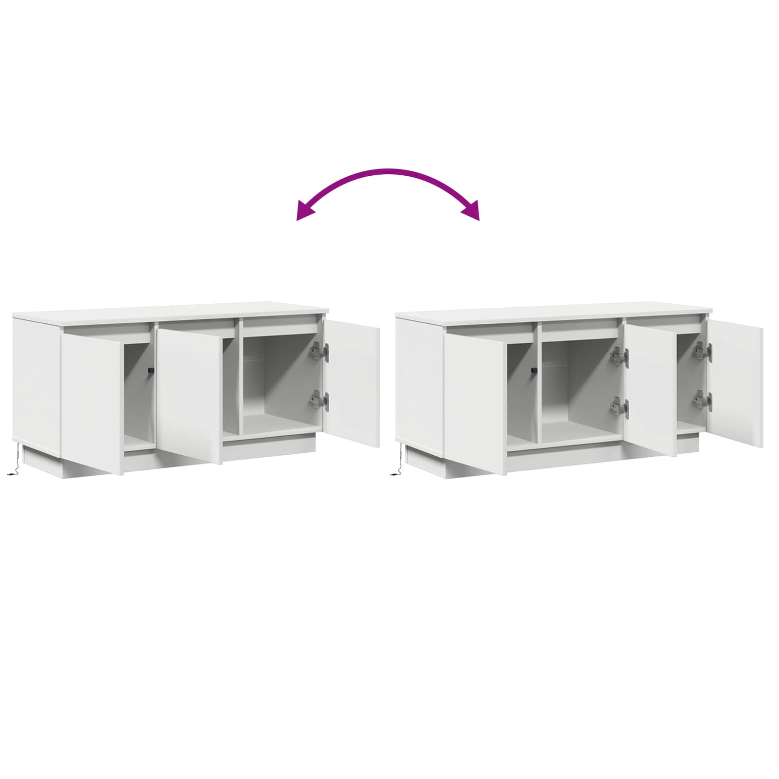 Mueble de TV 100 x 38 x 49 cm Madera de ingeniería