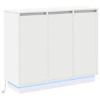 Aparador LED 90 x 32 x 75 cm Madera de ingeniería