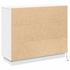 Aparador LED 90 x 32 x 75 cm Madera de ingeniería