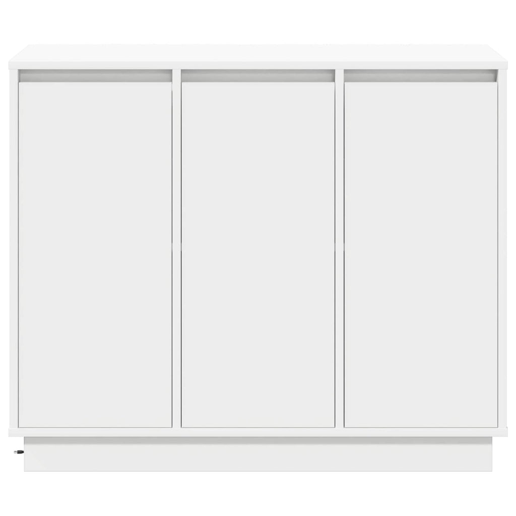 Aparador LED 90 x 32 x 75 cm Madera de ingeniería