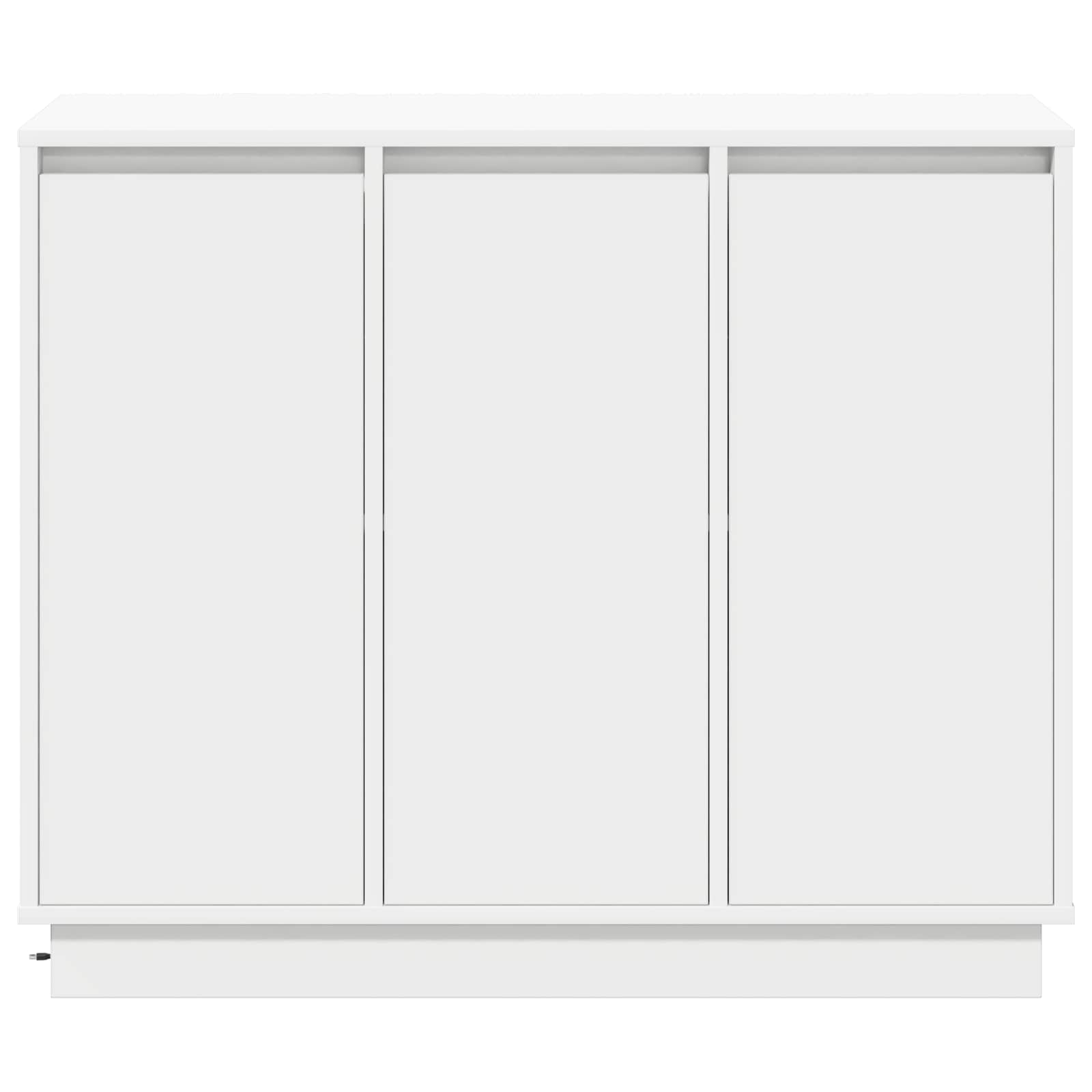 Aparador LED 90 x 32 x 75 cm Madera de ingeniería