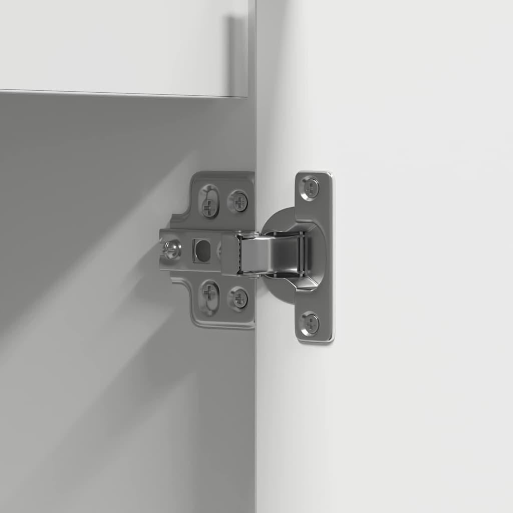 Aparador LED 90 x 32 x 75 cm Madera de ingeniería