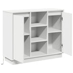 Aparador LED 90 x 32 x 75 cm Madera de ingeniería