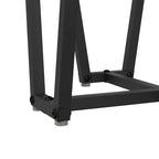 Conjunto de mesas auxiliares 2 pcs Madera envejecida y negra