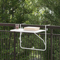 Mesa Colgante de Balcón 60 x 39 x 65 cm Acero