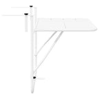 Mesa Colgante de Balcón 60 x 39 x 65 cm Acero