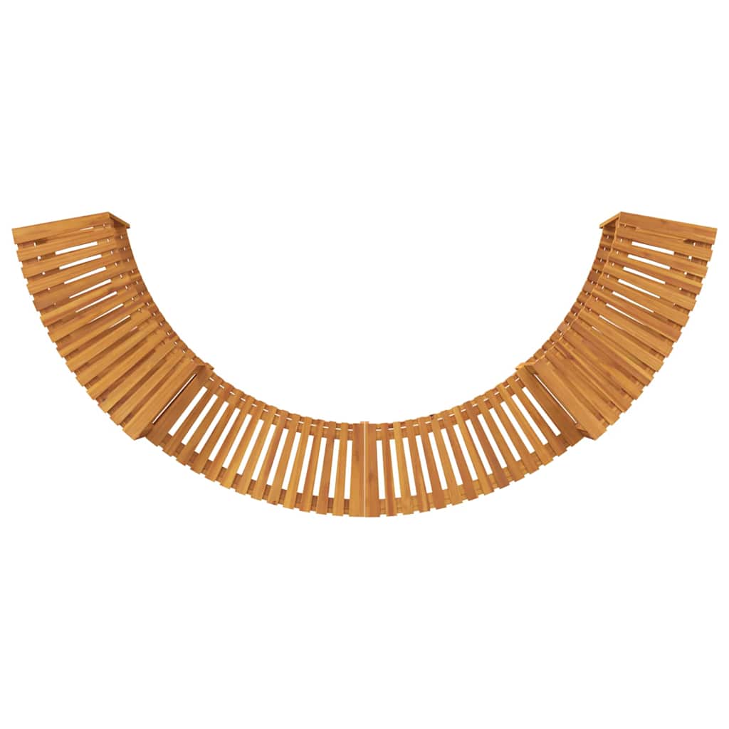 Entorno de Tina de Hidromasaje Semicircular 252 x 112 x 55,5 cm