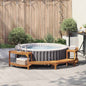 Semi-Circular Hot Tub Surround 252 x 112 x 55.5 cm
