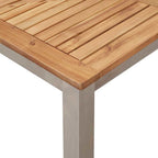 MesadeComedor Marrón 150 x 90 x 75 cm Madera de Acacia Sólida