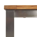 MesadeComedor Marrón 150 x 90 x 75 cm Madera de Acacia Sólida