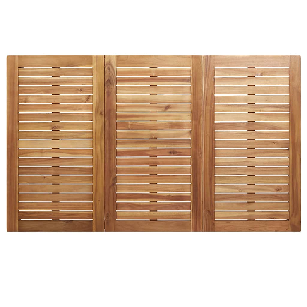 MesadeComedor Marrón 150 x 90 x 75 cm Madera de Acacia Sólida