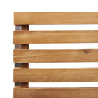 Silla de Jardín 2 pcs Aceite Natural Madera de Acacia Sólida