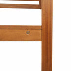 Silla de Jardín 2 pcs Marrón 50 x 50 x 91cm