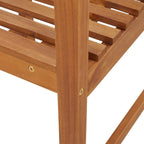 Silla de Jardín 2 pcs Marrón 50 x 50 x 91cm