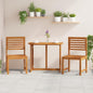 Garden Chair 2 pcs Brown 50 x 50 x 91cm