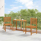 Silla de Jardín 2 pcs Marrón 50 x 50 x 91cm