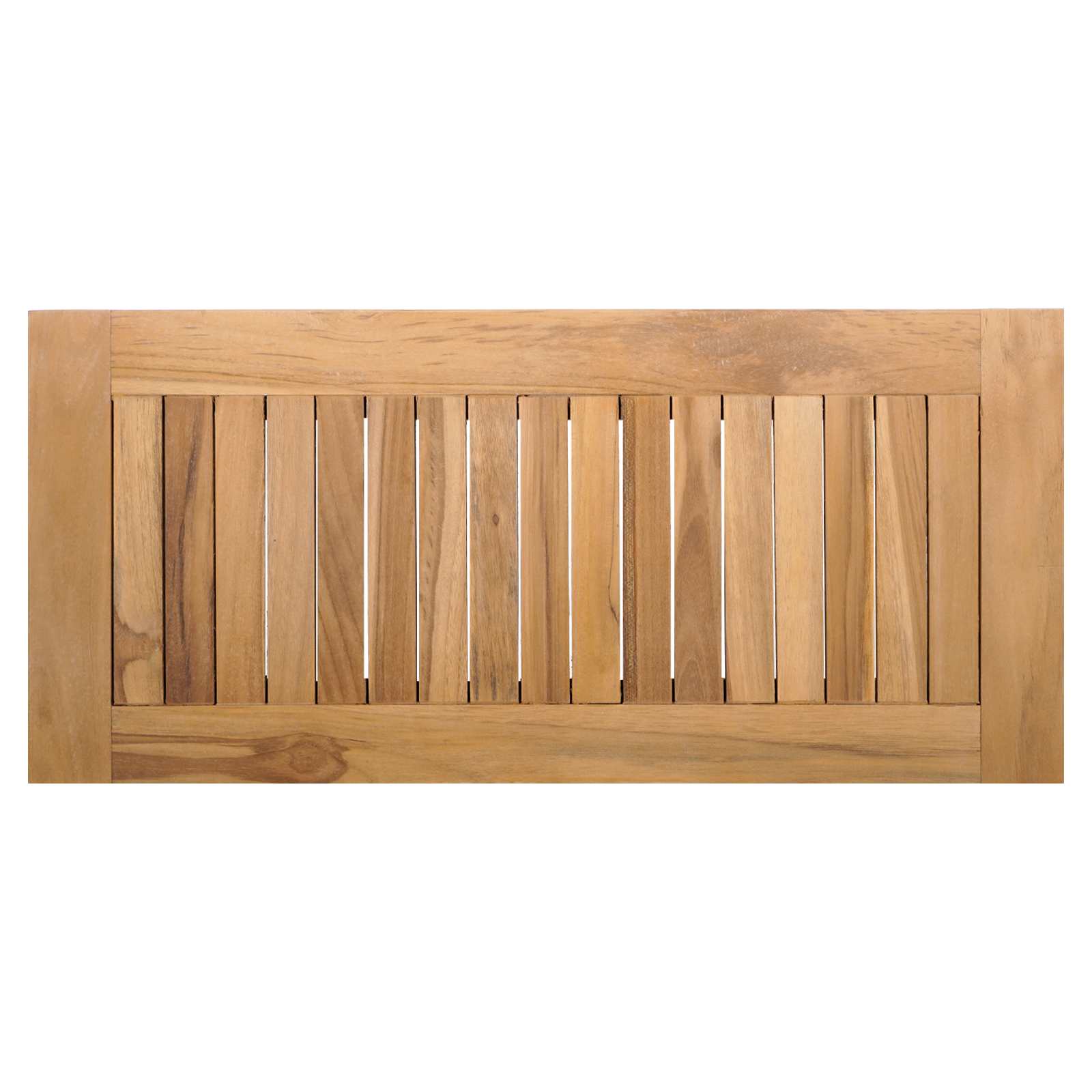 Conjunto de banco y mesa de jardín 2 pcs Crema y marrón