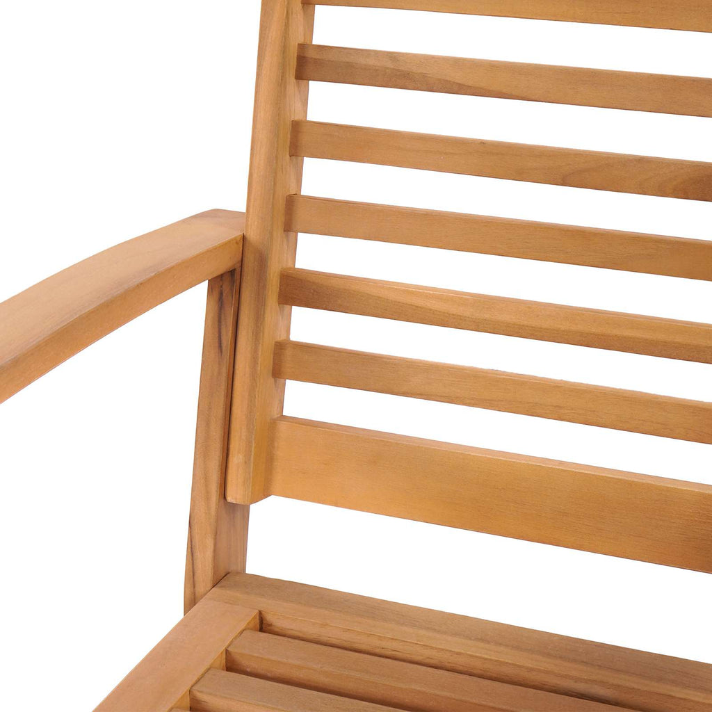 Silla 2 Pieza Marrón 65 x 60 x 76,5 cm Madera de teca maciza