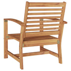 Silla 2 Pieza Marrón 65 x 60 x 76,5 cm Madera de teca maciza