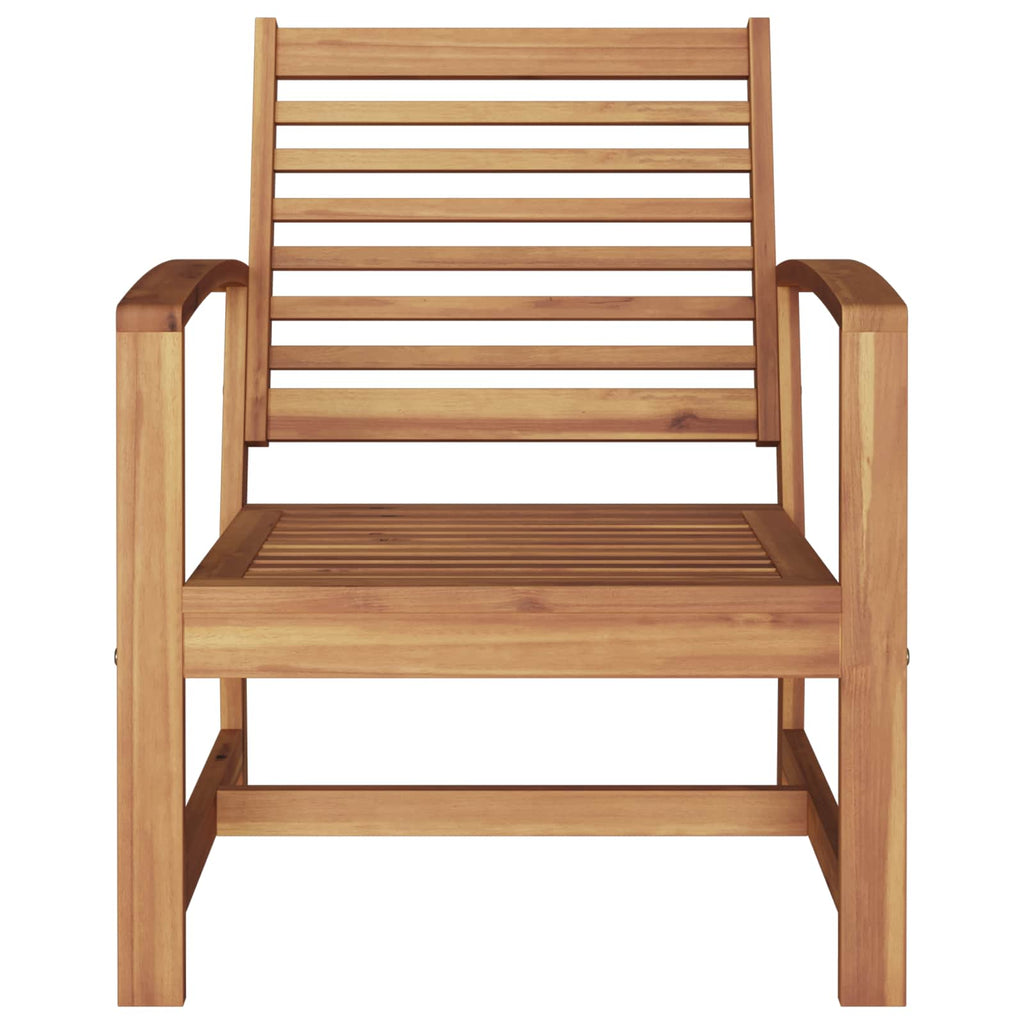 Silla 2 Pieza Marrón 65 x 60 x 76,5 cm Madera de teca maciza
