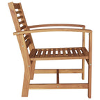 Silla 2 Pieza Marrón 65 x 60 x 76,5 cm Madera de teca maciza