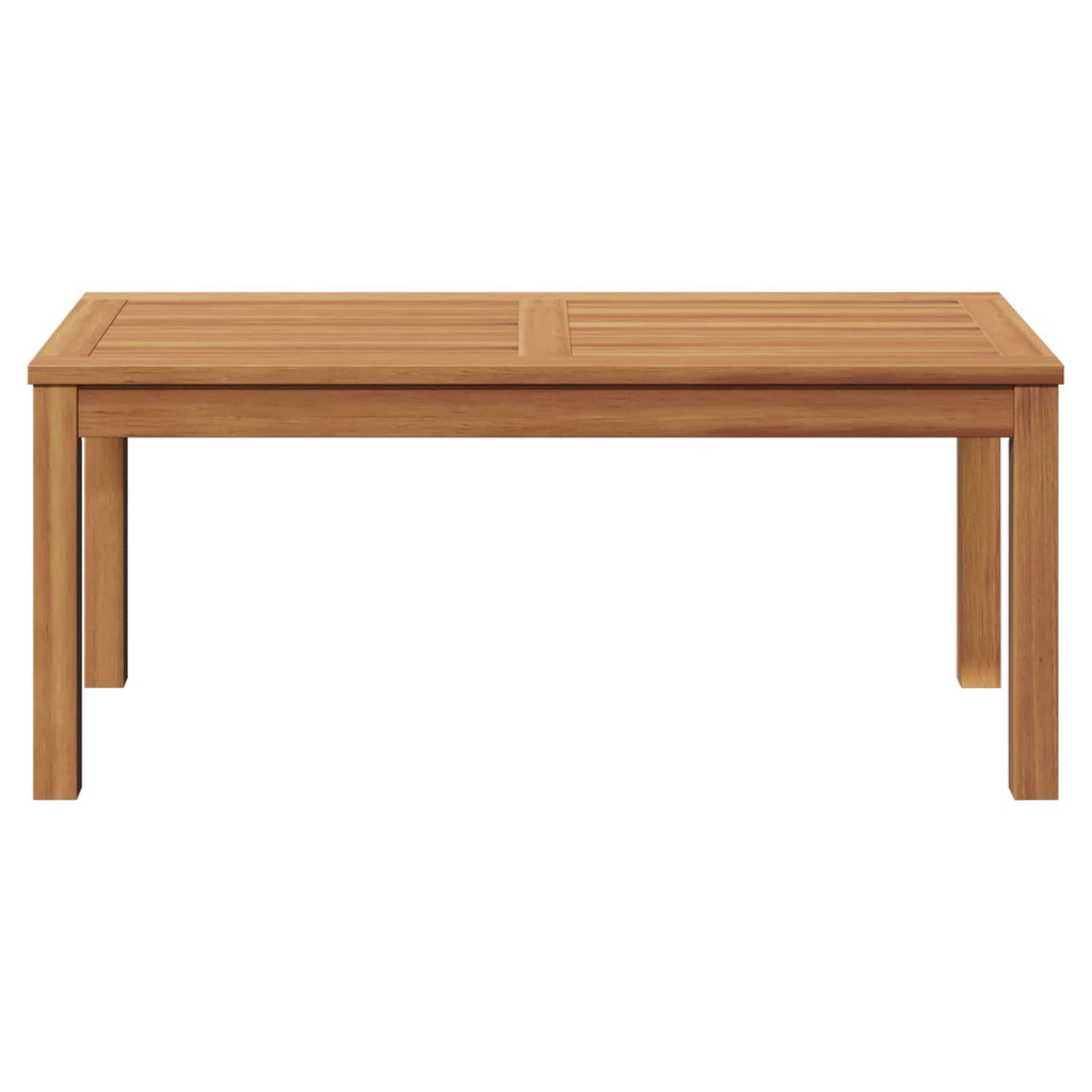 Mesa Marrón 95 x 45 x 40 cm Madera de teca maciza