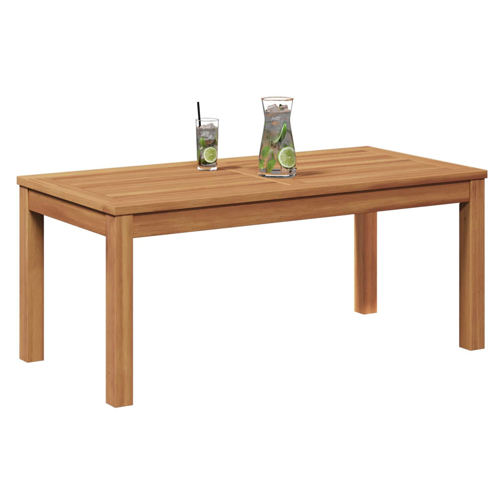Mesa Marrón 95 x 45 x 40 cm Madera de teca maciza