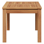 Mesa Marrón 95 x 45 x 40 cm Madera de teca maciza