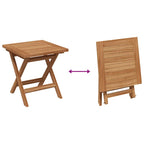Tumbona con cojín 1-persona 2 pcs Marrón Madera de teca maciza