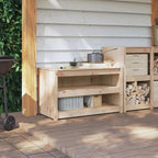 Mueble de Cocina MEPPEL Roble Marrón 106 x 55 x 64 cm