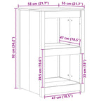 Mueble de Cocina MEPPEL 55 x 55 x 92 cm Madera de pino macizo