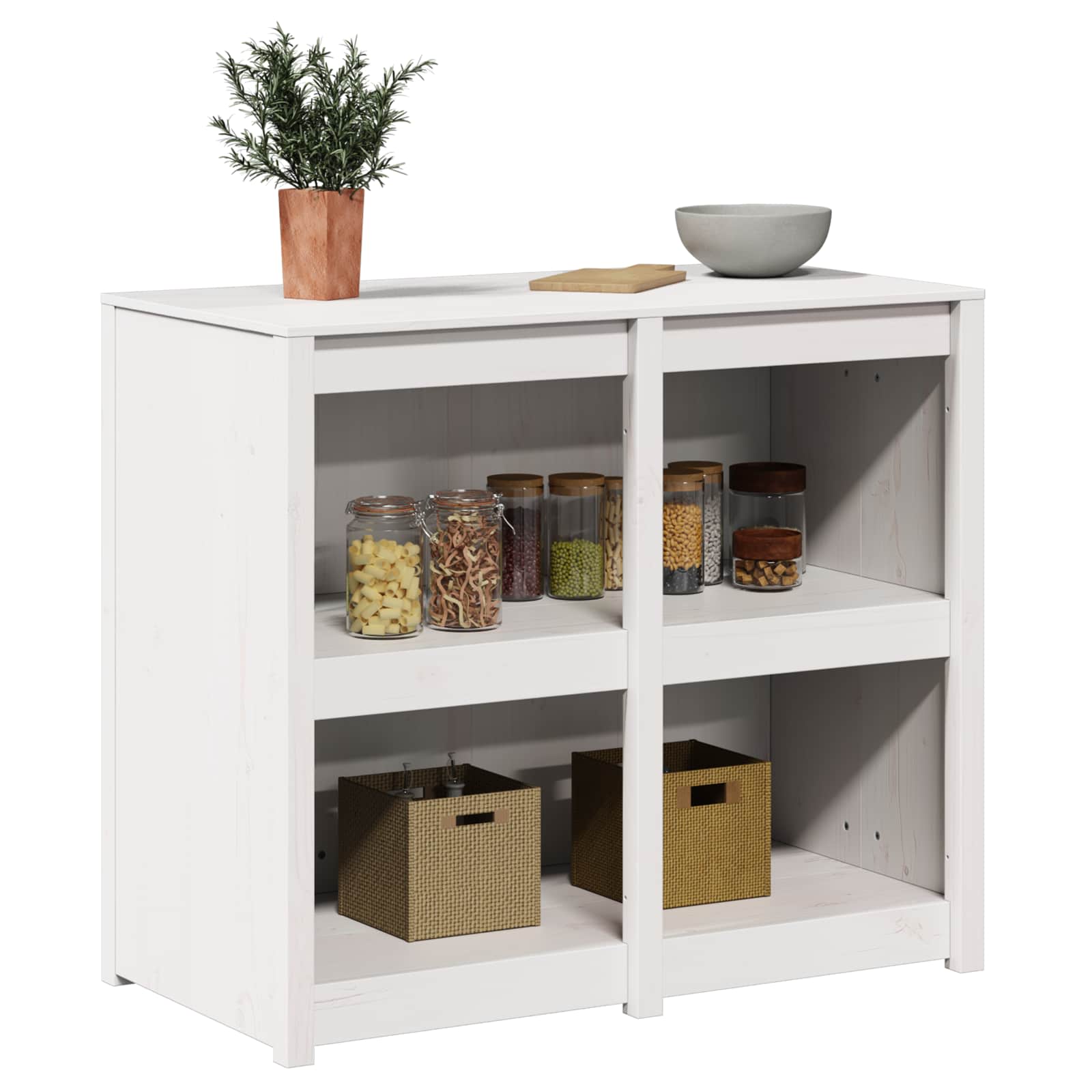 Mueble de Cocina con estante MEPPEL Cálido 106 x 55 x 92 cm