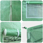 Invernadero con marco pop-up Verde 200 x 200 x 300 cm Hierro