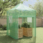 Invernadero con marco pop-up Verde 200 x 200 x 300 cm Hierro