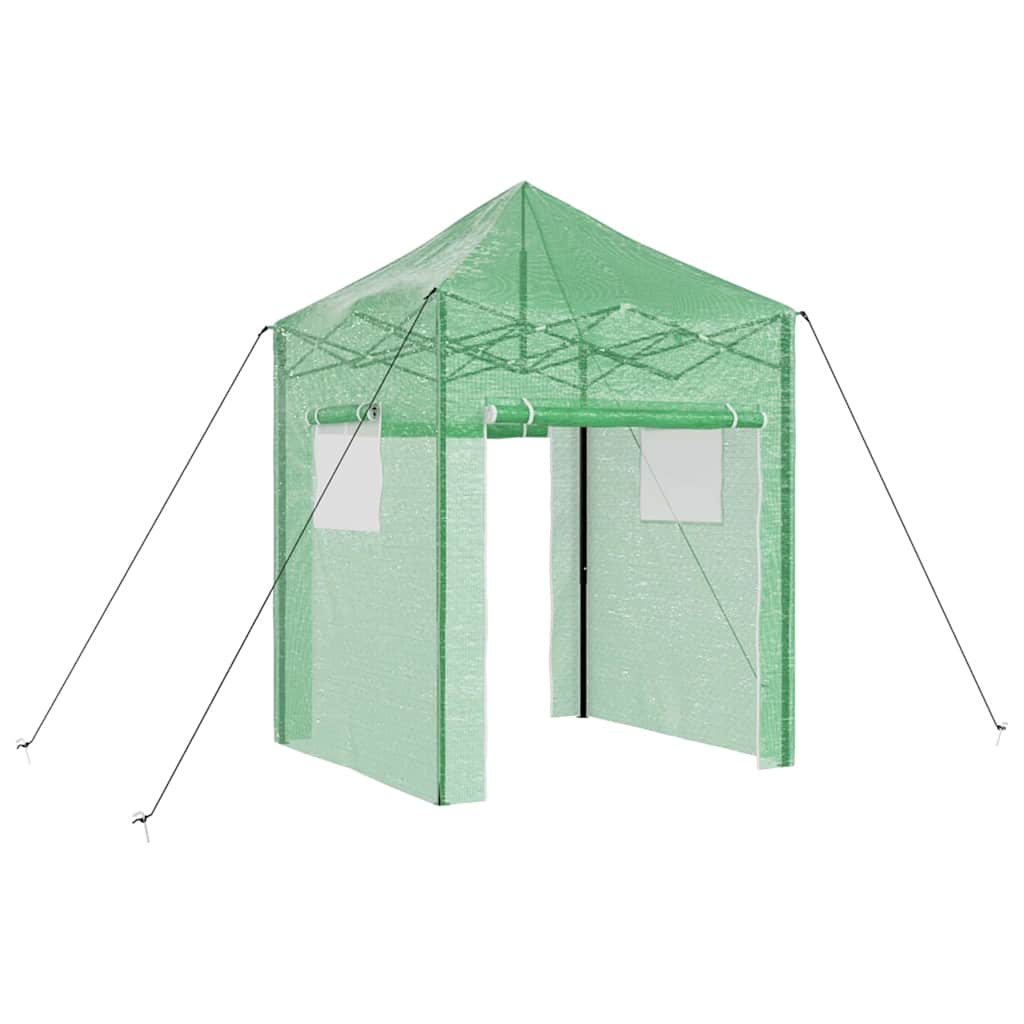 Invernadero con marco pop-up Verde 200 x 200 x 300 cm Hierro