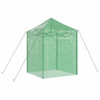 Invernadero con marco pop-up Verde 200 x 200 x 300 cm Hierro