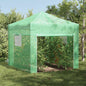 Invernadero con marco pop-up Verde 200 x 200 x 300 cm Hierro