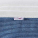 Colchón de Cama con colchón Azul 100 x 200 cm tela