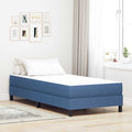 Colchón de Cama con colchón Azul 100 x 200 cm tela