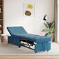Sofa bed 60cm Light Grey fabric