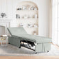 Sofa bed 60cm Light Grey fabric