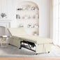Sofa bed 60cm Light Grey fabric