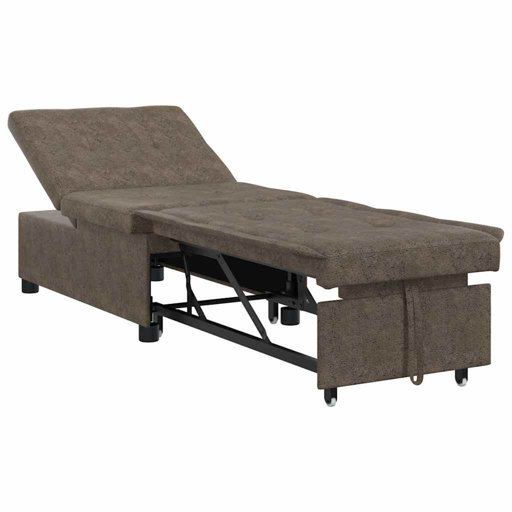 Sofá cama Gris oscuro 194 x 67 x 82 cm Tela Huahua