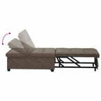 Sofá cama Gris oscuro 194 x 67 x 82 cm Tela Huahua