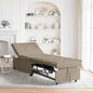 Sofá-cama desdobrável Creme 194 x 67 x 82 cm Microfibra