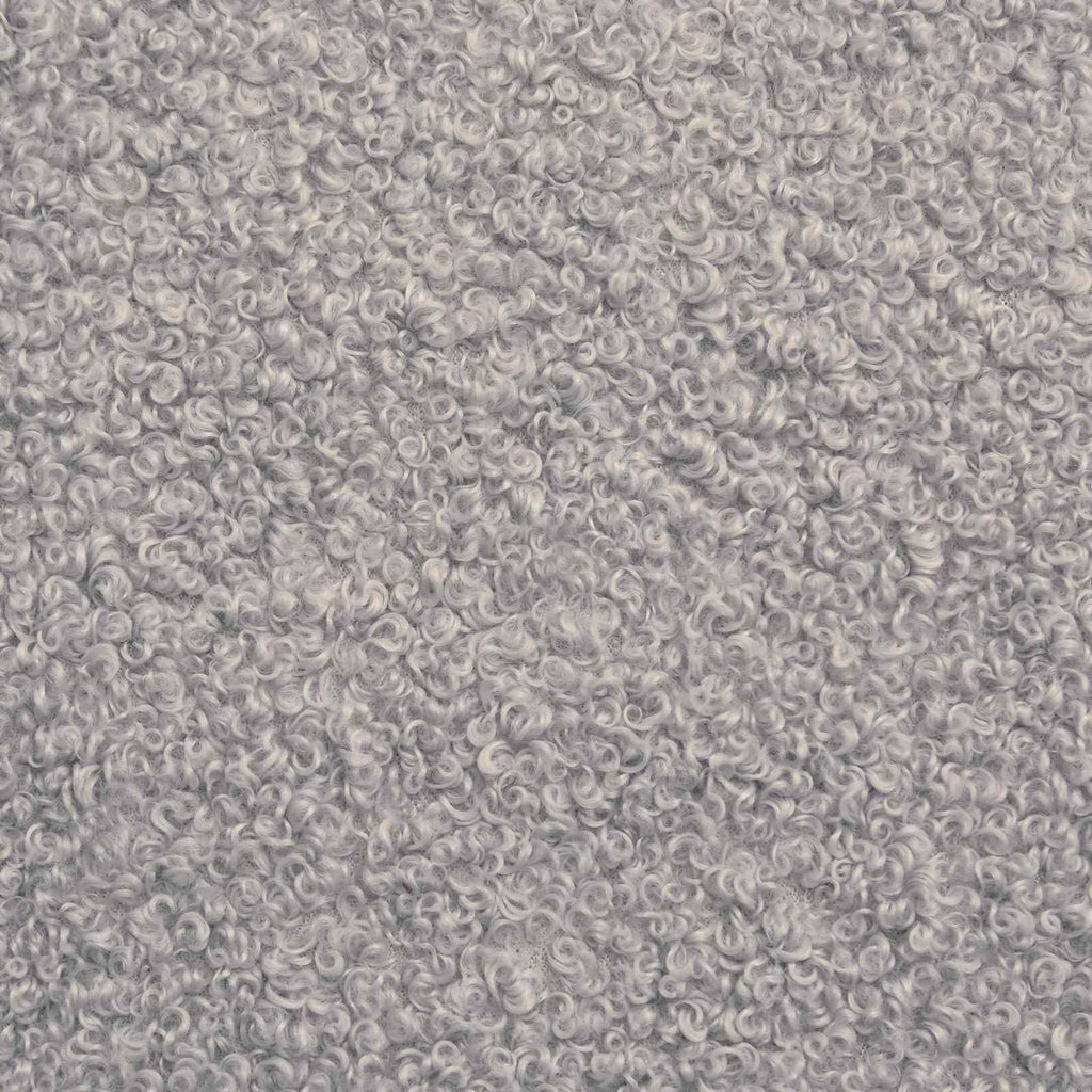 sillón Gris claro Tela de Sherpa suave