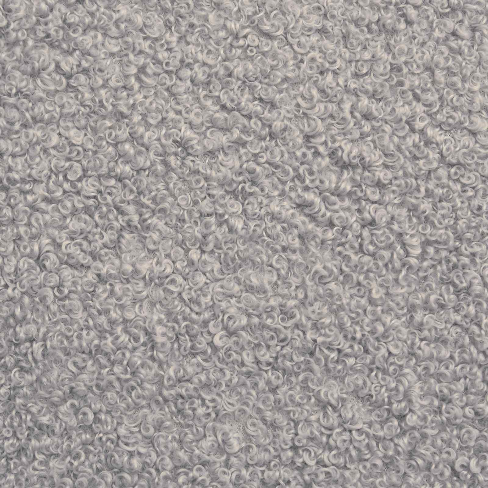 sillón Gris claro Tela de Sherpa suave