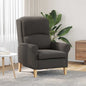 sillón Gris claro Tela de Sherpa suave