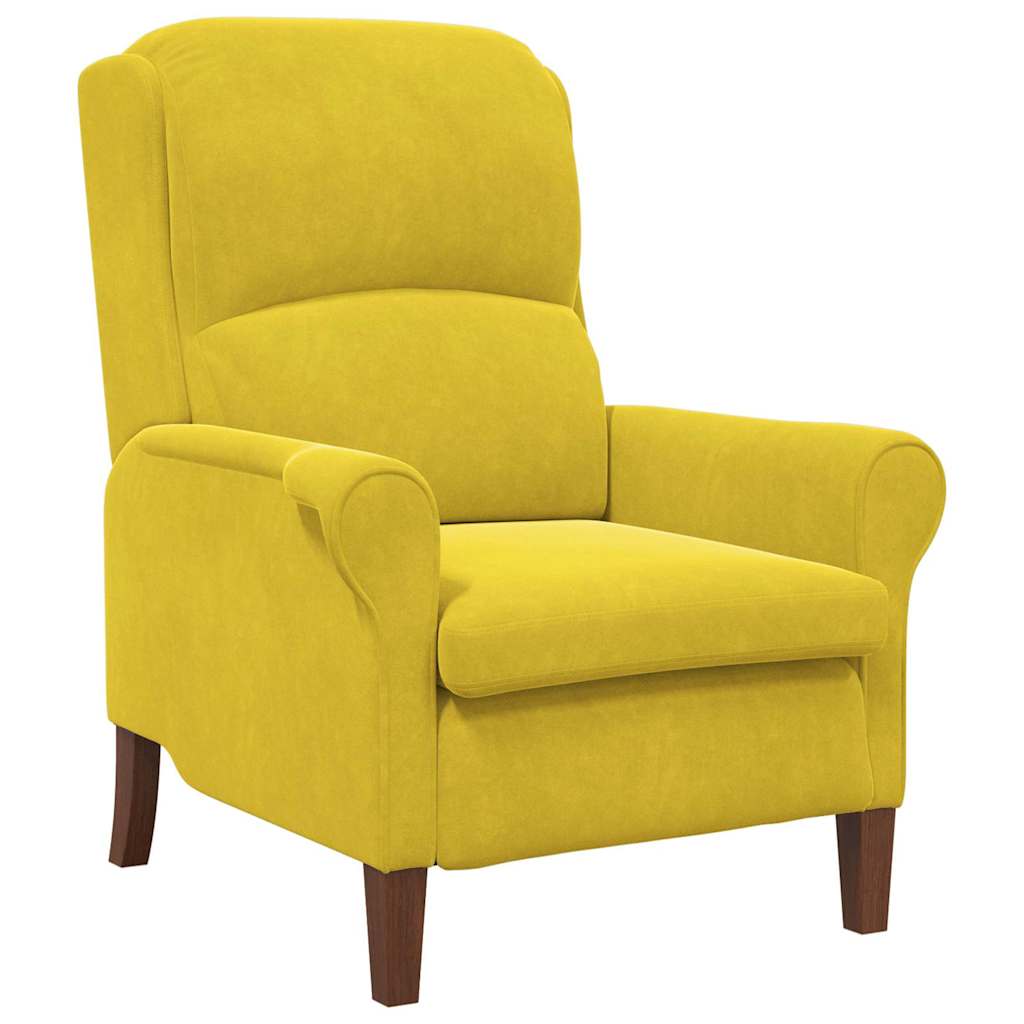 sillón Amarillo Terciopelo